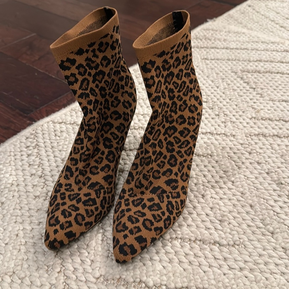 Animal print heels